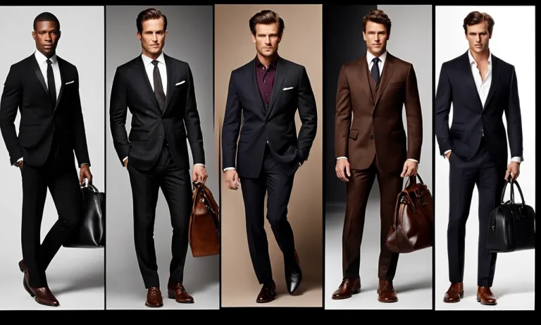 Can You Wear Brown Boots With A Black Suit?