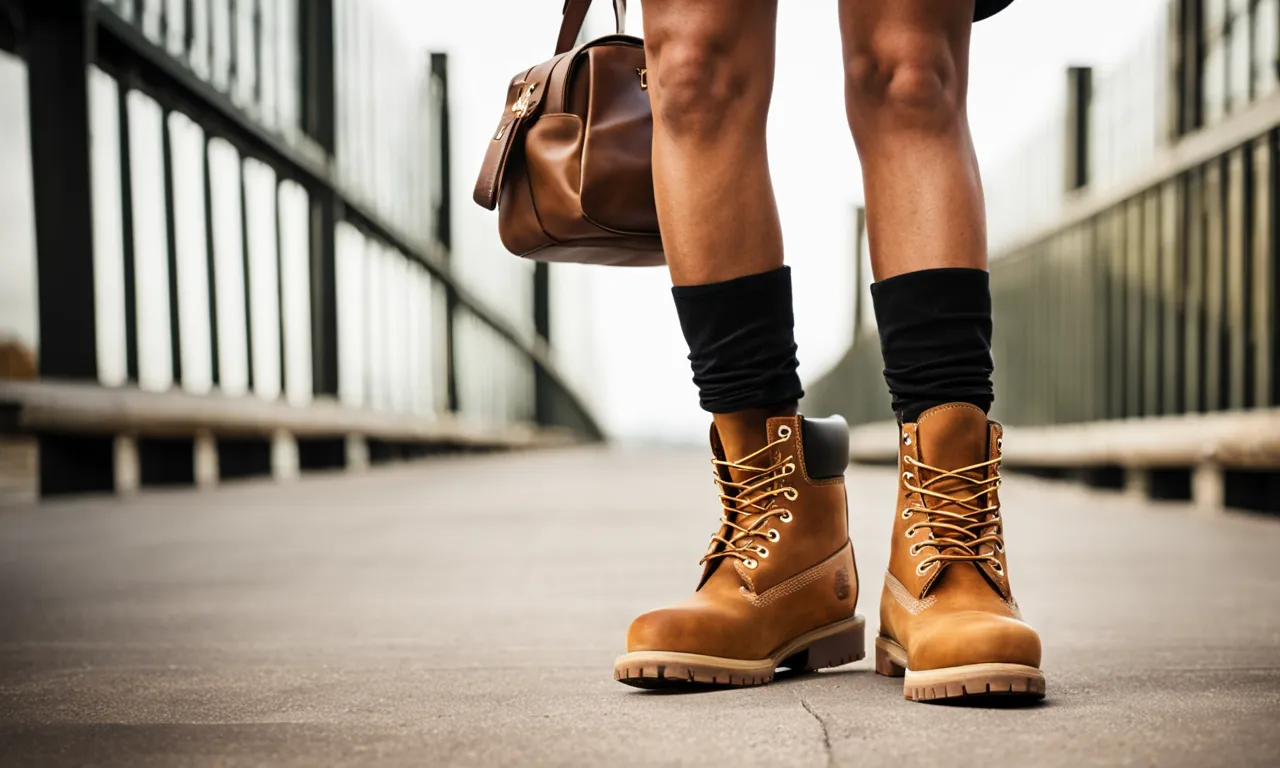 Boots style timberland fashion femme